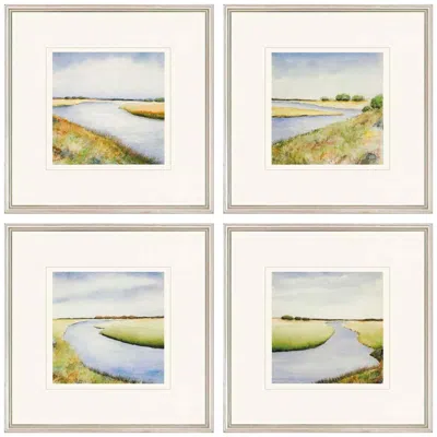 Paragon Marsh 20" Square 4-piece Framed Giclee Wall Art Set