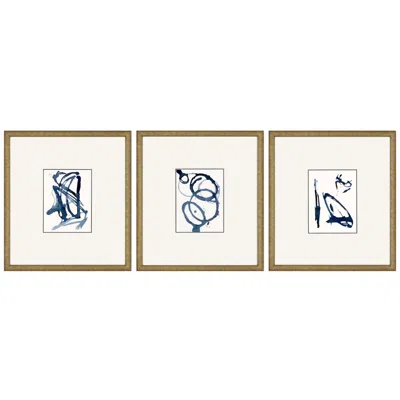 Paragon Mayhem Ii 16"w X 18"h Framed Art Set Of 3 In Multi