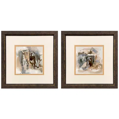 Paragon Meadow Details 11"w X 11"h Framed Art - Set Of 2 In Multi