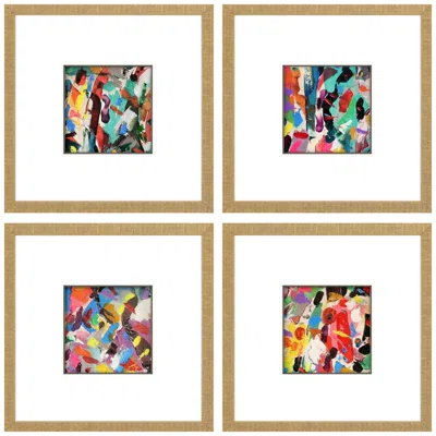 Paragon Meditations 18"w X 18"h Framed Art Set Of 4