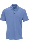Paragon Memphis Sueded Polo In Blue