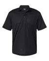Paragon Saratoga Performance Mini Mesh Polo In Black
