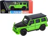 Paragon Mercedes-amg G 63 Lbwk Alien Green And Matt Black "lb Performance" 1/64 Diecast Model Car By