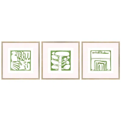 Paragon Minimal Moments I 17"w X 17"h Framed Wall Art Set Of 3