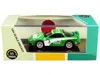 Paragon Mitsubishi 3000gt Gto Rhd (right Hand Drive) #3 "puma" Green And White 1/64 Diecast Model Car By Par