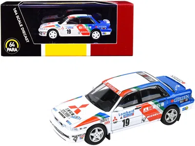Paragon Mitsubishi Galant Vr-4 #19 T. Salonen - V. Silander Lombard Rac Rally (1989) 1/64 Diecast Model Car In Multi