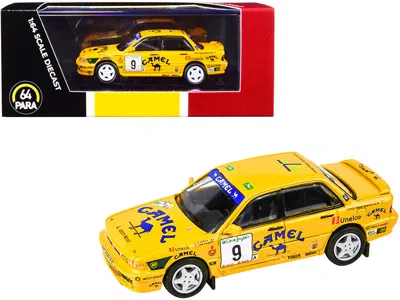 Paragon Mitsubishi Galant Vr-4 #9 S. Garcia - A. Ponce Rally El Corte Ingles (1995) 1/64 Diecast Model Car B In Yellow