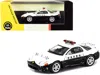 Paragon Mitsubishi Gto Rhd (right Hand Drive) Japanese Police White And Black 1/64 Diecast Model Car By Para