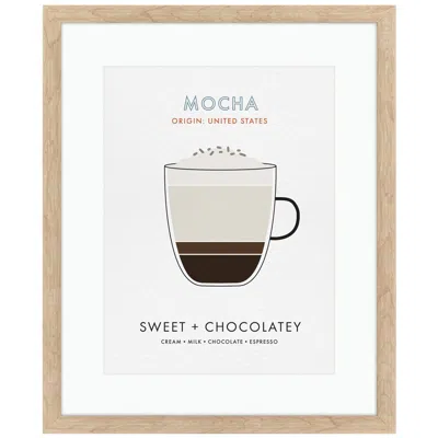 Paragon Mocha 18"w X 22"h Framed Wall Art