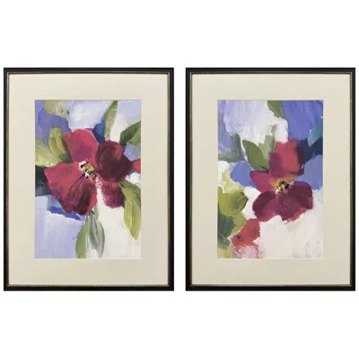 Paragon Modern Fleur 26"w X 34"h Framed Art Set Of 2