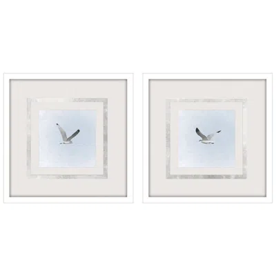 Paragon Modern Flight I 26"w X 26"h Framed Wall Art Set Of 2