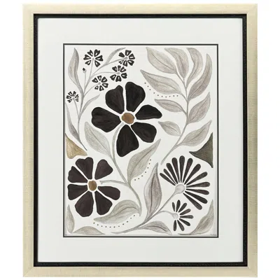 Paragon Modern Petals Iii 36"w X 42"h Framed Wall Art