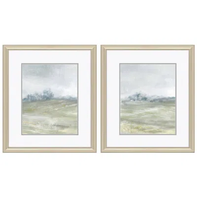 Paragon Morning Mist 18"w X 21"h Framed Art Set Of 2 In Multi
