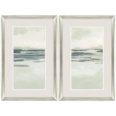 Paragon Moss Coastline I 21"w X 33"h Framed Art Set Of 2