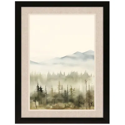 Paragon Mountain Glimpse Ii 25"w X 34"h Framed Art