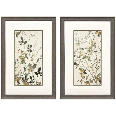 Paragon Neutral Green 23"w X 35"h Framed Art Set Of 2