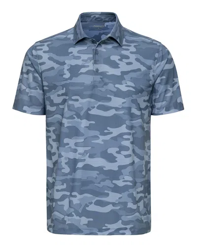 Paragon Newport Camo Polo In Blue