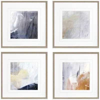 Paragon Nightscape I 17"w X 17"h Framed Art Set Of 4