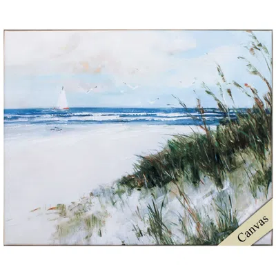 Paragon Oak Island Sunrise 31"w X 25"h Canvas
