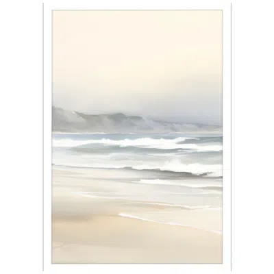 Paragon Ocean Breeze I 26"w X 38"h Framed Art In White