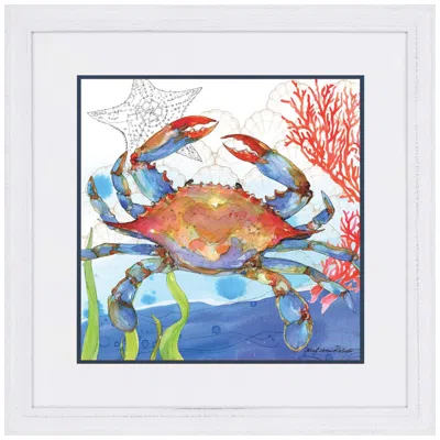 Paragon Oceana Crab 1 36"w X 36"h Framed Art
