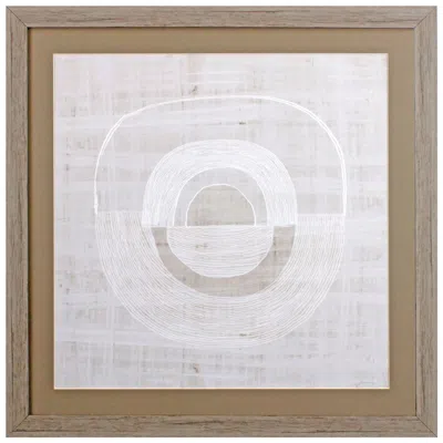 Paragon Organic Weave I 30"w X 30"h Framed Art
