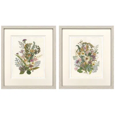 Paragon Organica Bouquet Framed Art Set Of 2