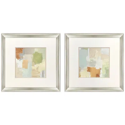 Paragon Painted Sketch 23"w X 23"h Framed Art Set Of 2