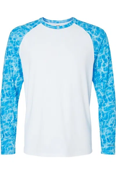 Paragon Panama Colorblocked Long Sleeve T-shirt In White