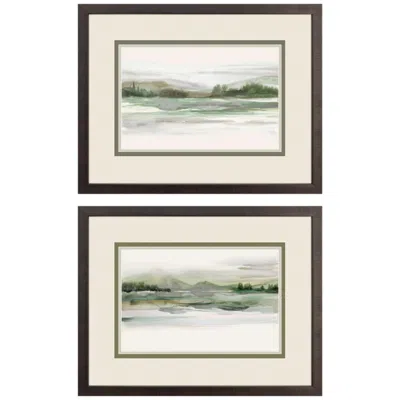 Paragon Panoramic 27"w X 21"h Framed Art - Set Of 2 In Multi