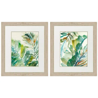 Paragon Paradise Memory 19"w X 22"h Framed Wall Art Set Of 2 In Multi