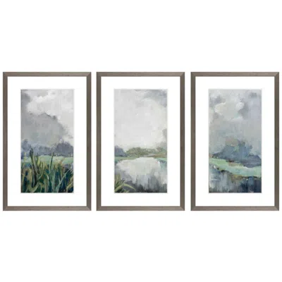 Paragon Passage 33" High 3-piece Framed Wall Art Set