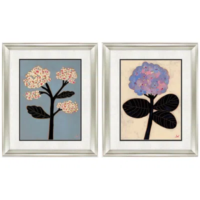 Paragon Pastel Garden I 19"w X 23"h Framed Art Set Of 2