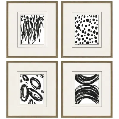 Paragon Perception 19" High 4-piece Framed Exclusive Wall Art Set