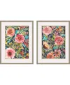 Paragon Picture Gallery Flower Patch Framed Art, Set Of 2 In Multi
