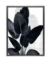 Paragon Picture Gallery Palm Noir I Framed Art From The Bode And Well Collection By Angeal Harris In Blue