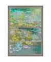 Paragon Picture Gallery Reeds And Lilies Ii Framed Art In Turquoise