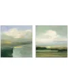 Paragon Picture Gallery View Framed Art, Set Of 2 In Green