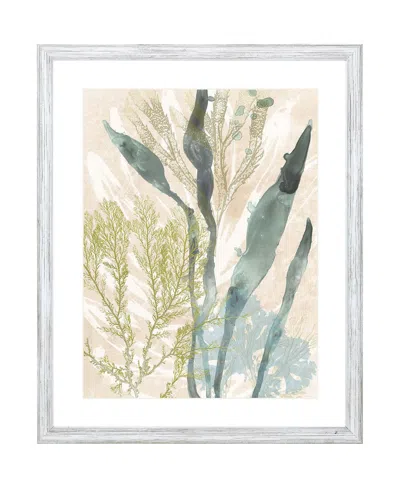 Paragon Picture Gallery Vintage-like Ocean Jewels I Framed Art In Blue