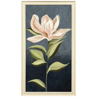 Paragon Pink Magnolia Flora I 28"w X 52"h Transitional Framed Art
