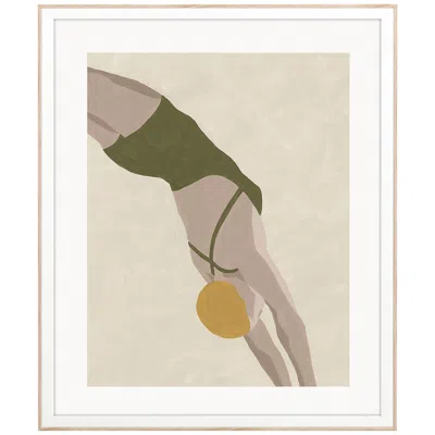Paragon Plunge 34" Wide Framed Giclee Wall Art