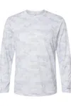 Paragon Pompano Performance Camo Long Sleeve T-shirt In White