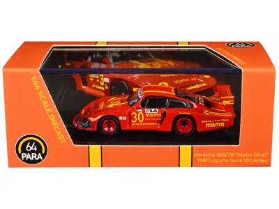 Paragon Porsche 935/78 "moby Dick" #30 Gianpiero Moretti "momo - Penthouse" "laa Seca 100 Miles" (1981) 1/64 In Red