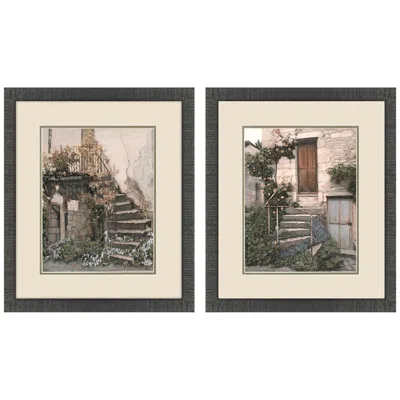Paragon Porte 18"w X 21"h Framed Art Set Of 2 In Multi