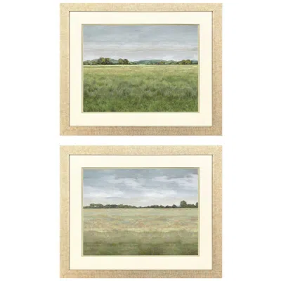 Paragon Quiet Meadow I 34"w X 28"h Framed Art - Set Of 2 In Multi