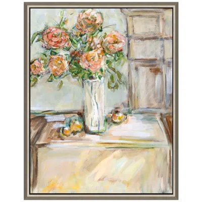 Paragon Quiet Morning Bouquet 39"w X 51"h Canvas In Multi