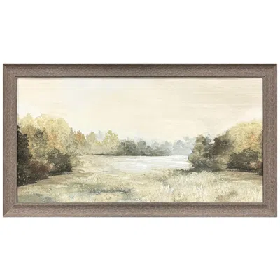 Paragon Quiet Valley Non-glass 35"w X 19"h Non-glass Framed Art