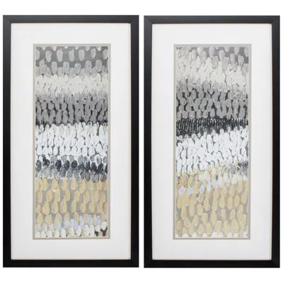 Paragon Raindrops 25" High 2-piece Framed Wall Art