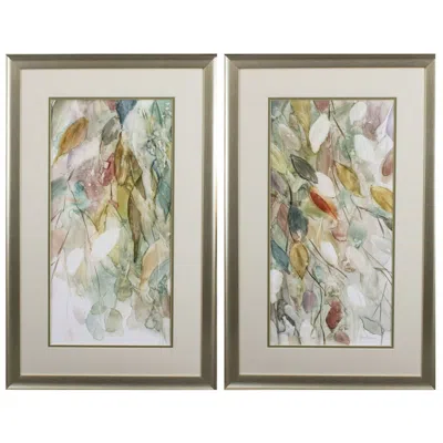 Paragon Rainy Cascade 21"w X 33"h Framed Art Set Of 2