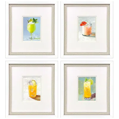 Paragon Refreshers 14"w X 16"h Modern Framed Art Set Of 4